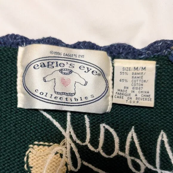 1996 Eagles Eye Collectibles Sweater Vest - Picture 4 of 4